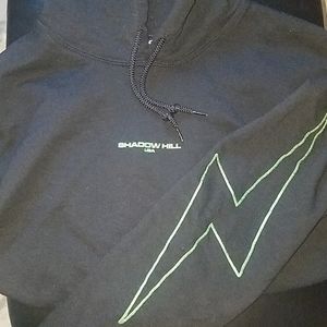 Shadow Hill Hoodie (black w green flash)